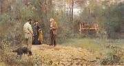 Frederick Mccubbin A Bush Burial Sweden oil painting artist